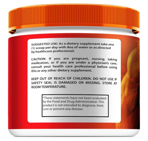 Tarro NutraVibe Meltamin polvo para salud y energía