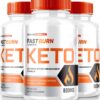 Paquete de tres cápsulas Fast Burn Keto para pérdida peso