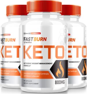 Version 1.0.0 Paquete de tres cápsulas Fast Burn Keto para pérdida peso