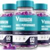 paquete de 3 gomitas vigorasm suplemento masculino natural