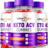 Ultra Quick Keto ACV Gummies paquete de 60 gomitas apoyo keto