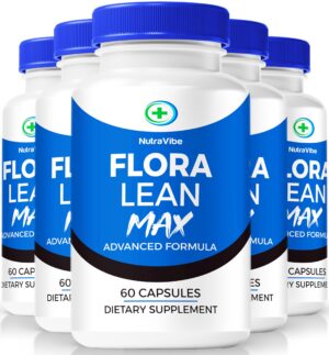 Cápsulas Flora Lean Max paquete cinco para salud general