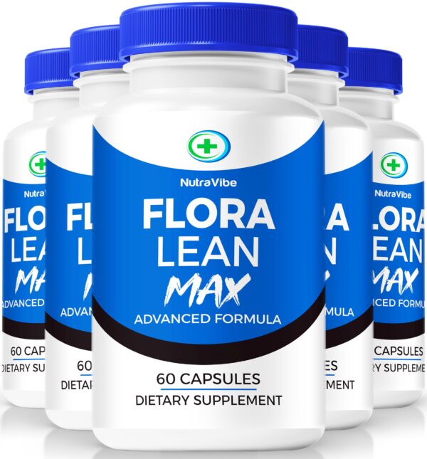 Cápsulas Flora Lean Max paquete cinco para salud general