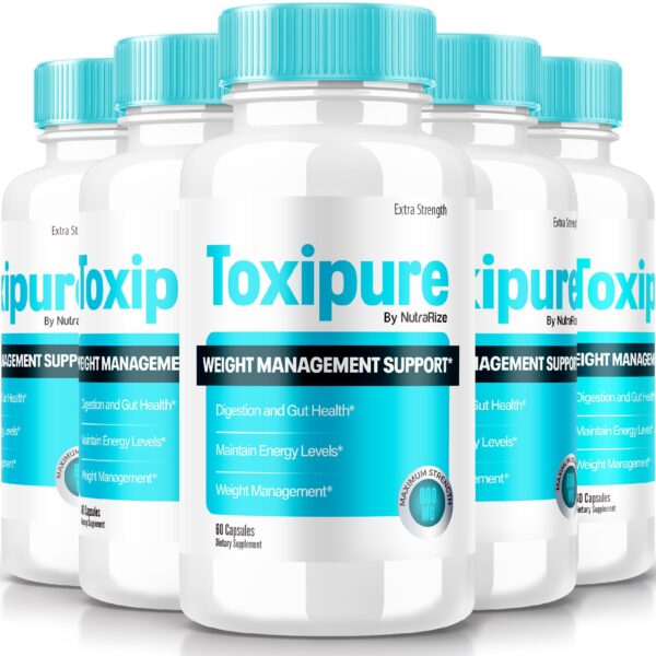 toxipure cápsulas suplemento natural pack 5 keto fórmula avanzada