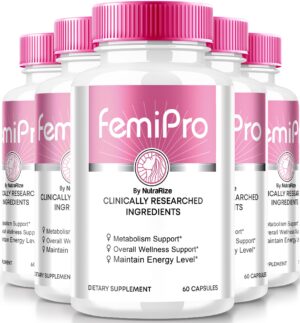 Frasco Cápsulas FemiPro para salud urinaria y vejiga