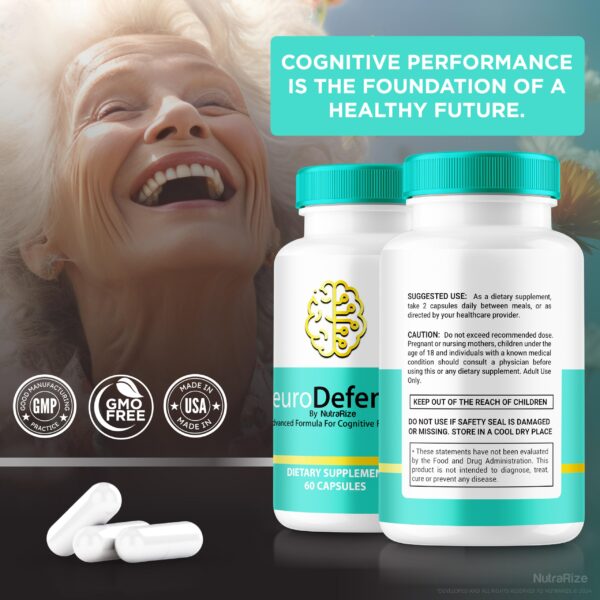 Neuro Defender fórmula para función cognitiva y concentración