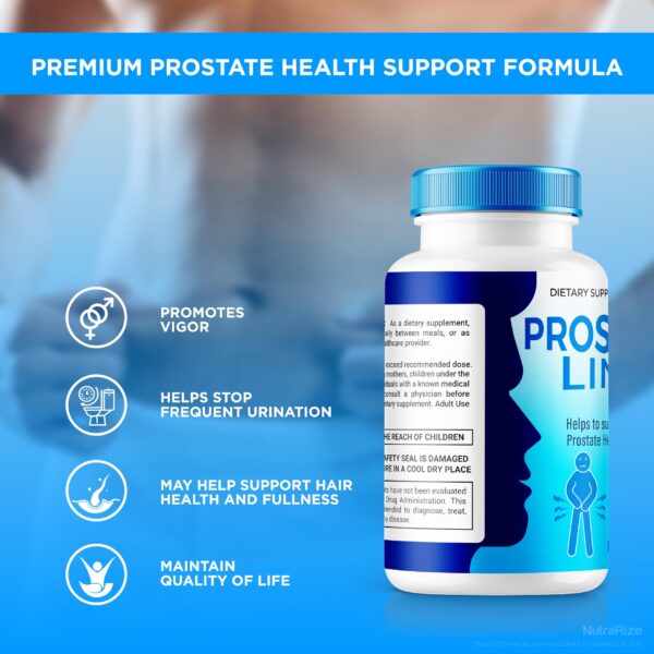 Capsulas Prostalinex para apoyo de función saludable de la vejiga