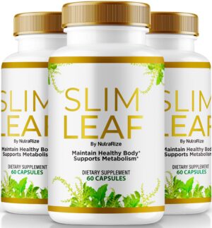 Frasco Slim Leaf cápsulas keto para pérdida de peso