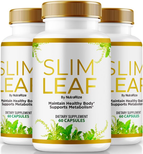 Frasco Slim Leaf cápsulas keto para pérdida de peso