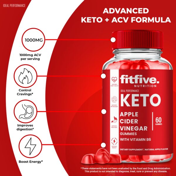 FitFIve Keto ACV gominolas paquete de 60 unidades