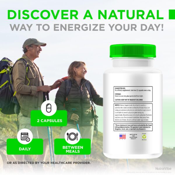 Cápsulas NutraVibe GF Caps para bienestar y salud integral