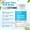 Etiqueta lateral suplemento Candida Cleanse Dr. Vitamin