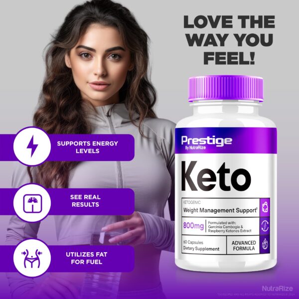 activación metabolismo con cápsulas prestige keto naturales