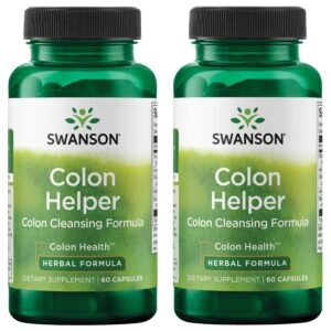 Suplemento Swanson Colon Helper para salud digestiva 60 cápsulas