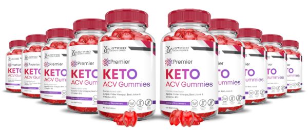Premier Keto ACV gomitas vinagre de manzana 1000mg veganas