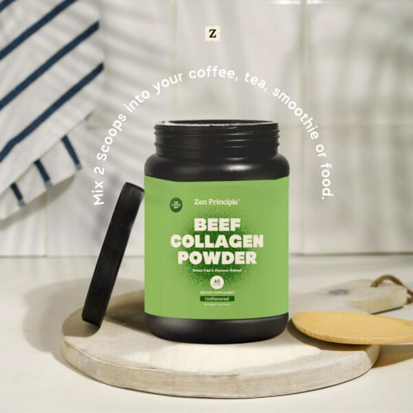 Envase en fondo blanco con etiqueta