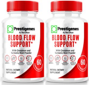 Paquete doble cápsulas Prestigenes para soporte circulación natural