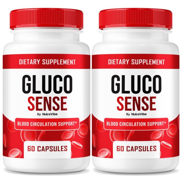 81n4HM65jfL.jpg Paquete doble de GlucoSense suplemento NutraVibe 120 cápsulas