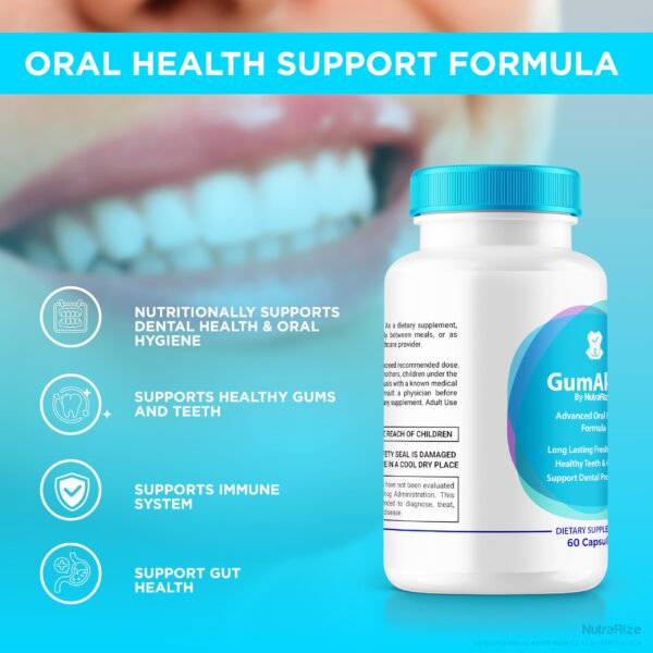 Version 1.0.0 GumAktiv probiótico oral para frescura y salud dental
