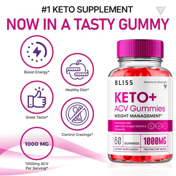 Gomitas saludables Bliss Keto para consumo diario