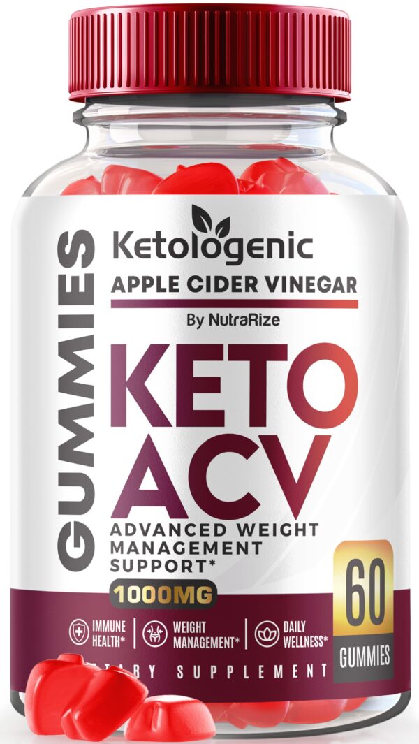 NutraRize gomitas keto acv para pérdida de peso 60 piezas