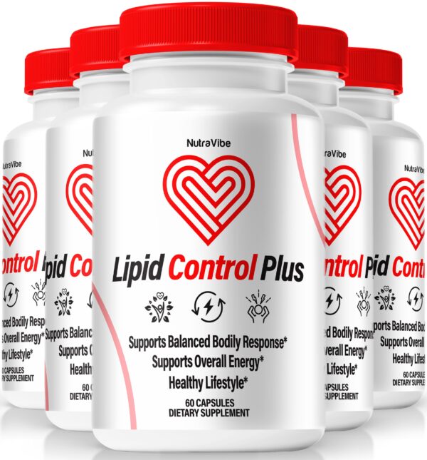 Lipid Control Plus pack 5 cápsulas naturales para circulación