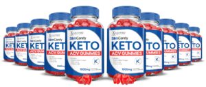 Paquete de 10 Slim Candy Keto ACV Gummies fórmula avanzada