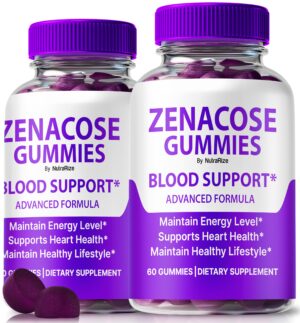 Paquete 2 gomitas Zenacose apoyo circulación y salud glucosa