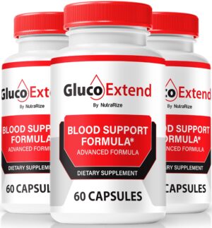 Paquete de 3 NutraRize Gluco Extend 180 cápsulas