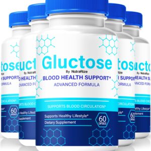 Paquete de 5 cápsulas Gluctose para bienestar natural