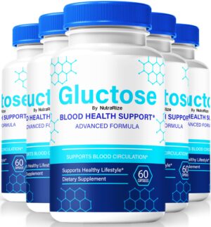 Paquete de 5 cápsulas Gluctose para bienestar natural
