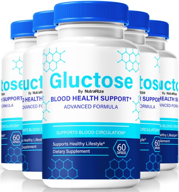 Paquete de 5 cápsulas Gluctose para bienestar natural