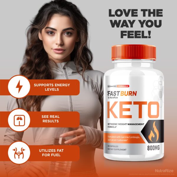 Vitaminas Fast Burn Keto cápsulas para adelgazar