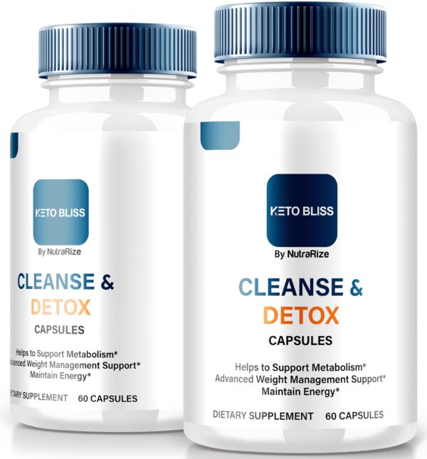 Keto Bliss cápsulas naturales detox y limpieza paquete 2