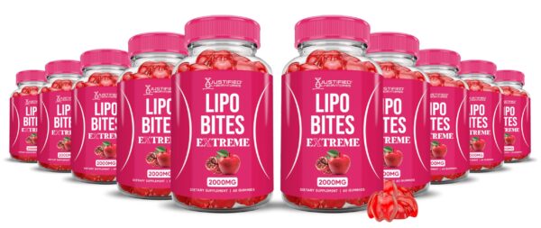 Gomitas Lipo Bites vinagre manzana vitamina B12 salud femenina