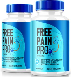 Cápsulas Free Pain Pro suplemento keto natural para bienestar