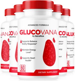 Paquete 5 Glucovana apoyo energía y circulación salud