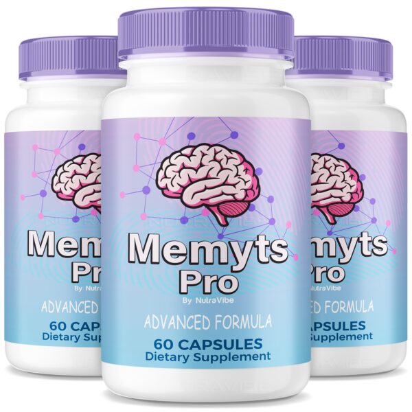 NutraVibe Memyts cápsulas frente al frasco