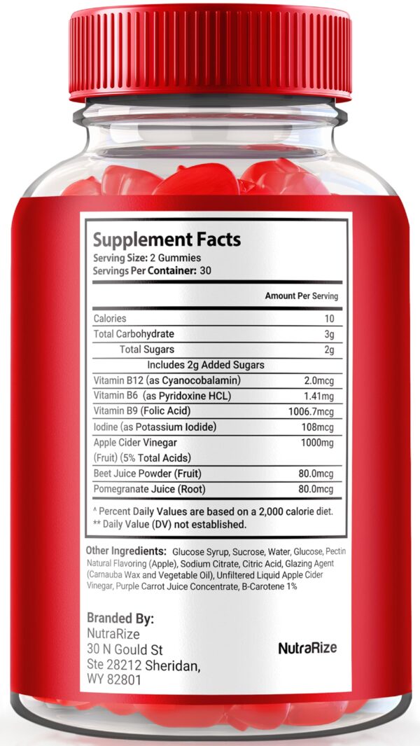 Gomitas Keto ACV FitFive Nutrition apoyo para dieta cetogenica