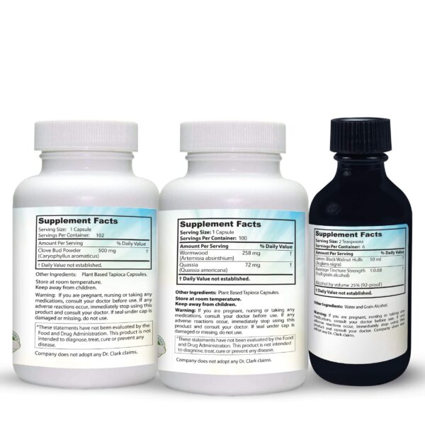 Clavos molienda fresca cápsulas Dr Clark Store kit