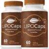 Paquete doble Lipocaps cápsulas naturales fórmula avanzada