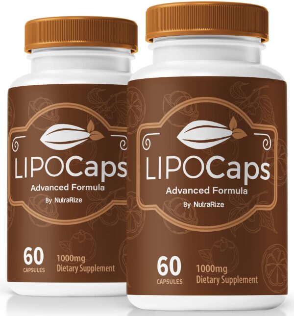 Paquete doble Lipocaps cápsulas naturales fórmula avanzada