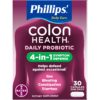 Frasco de cápsulas probióticas Phillips' Colon Health 30 unidades