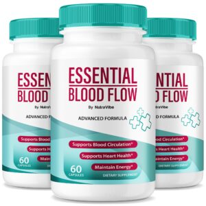 Paquete de 3 cápsulas Essential Blood Flow para circulación y energía
