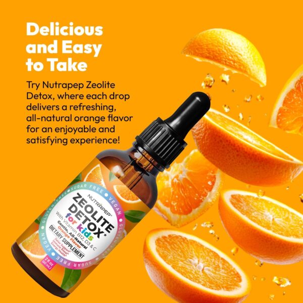 Detalle de sabor naranja natural