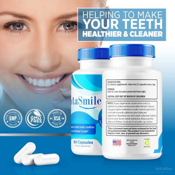 Paquete de 60 cápsulas Denta Smile Pro NutraRize