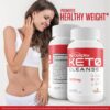 Etiqueta Pro Optiplex Keto Cleanse fórmula natural con probióticos