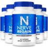 Frasco de cápsulas Nerve Regain para salud nerviosa y confort