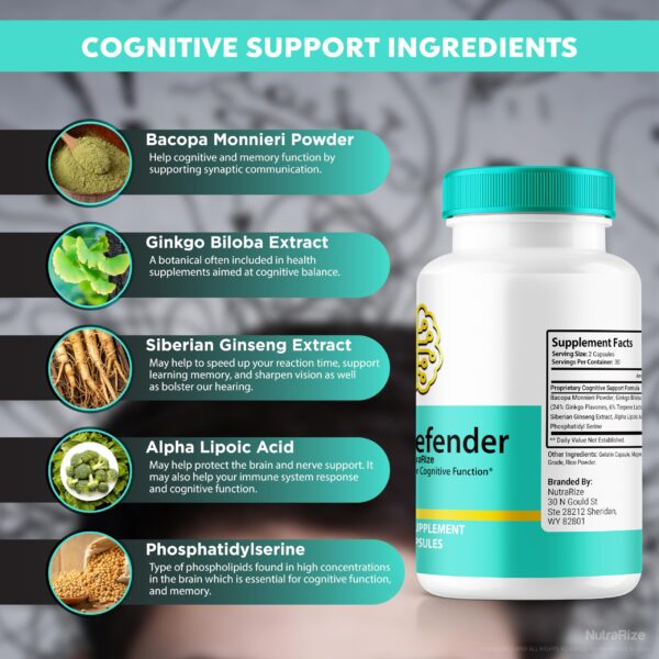 Neuro Defender suplemento suplemento para salud cerebral y bienestar