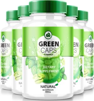 Paquete 5 Green Caps cápsulas suplemento keto natural NutraRize